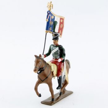 etendard du 14e r&eacute;giment de hussards (1808)