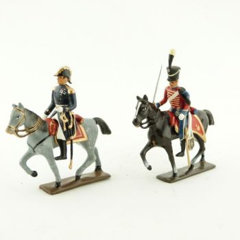 mar&eacute;chal Oudinot et son aide de camp