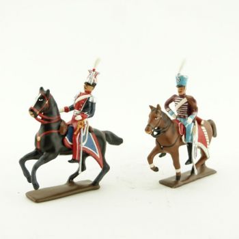 mar&eacute;chal Poniatowski et son aide de camp