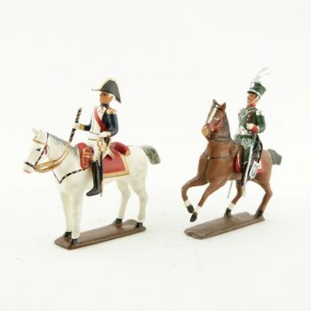 mar&eacute;chal Soult et son aide de camp