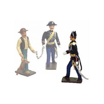 gendarme (seul) arr&ecirc;tant un braconnier