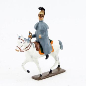 trompette des chevaux-l&eacute;gers en capote (accompagnant la Tro&iuml;ka de Napol&eacute;on)