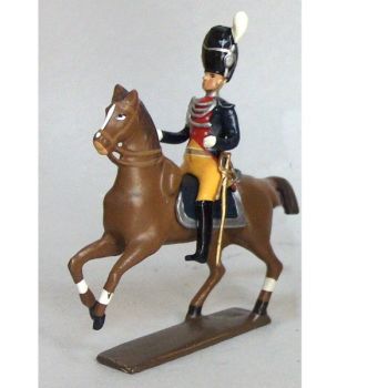 officier des gendarmes d'&eacute;lite &agrave; cheval (1804)