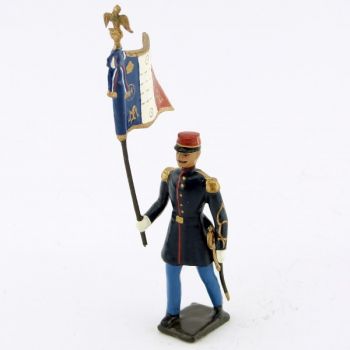 drapeau du 2&egrave;me r&eacute;giment &eacute;tranger (1863)