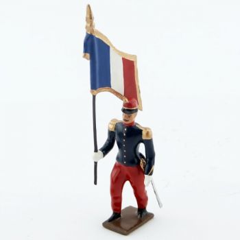 drapeau de zouaves avec ch&egrave;ches (turban)