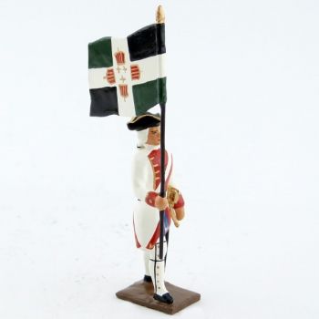 drapeau du 24&egrave;me de la reine (1749)