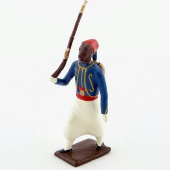 fantassin des tirailleurs de l'exp&eacute;dition madagascar (1895)