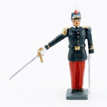 &eacute;l&egrave;ve Saint-Cyrien, sabre au cot&eacute;