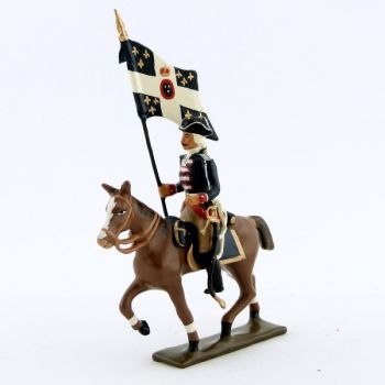 etendard de la cavalerie louis xv, r&eacute;giment d'anjou (1740)