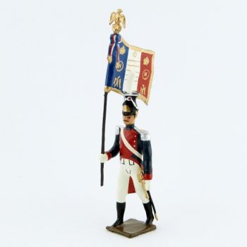 drapeau des grenadiers polonais, l&eacute;gion du nord (1806)