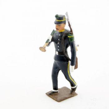 clairon des chasseurs &agrave; pied en tunique