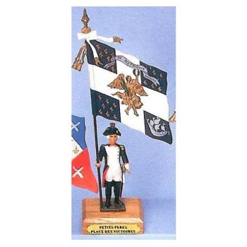 drapeau du bataillon des Petits Peres de la Place des Victoires