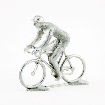 cycliste en Zamac brut (non &eacute;barb&eacute;, non peint)