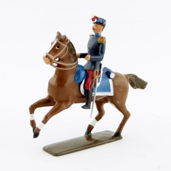 officier des saint-cyriens &agrave; cheval