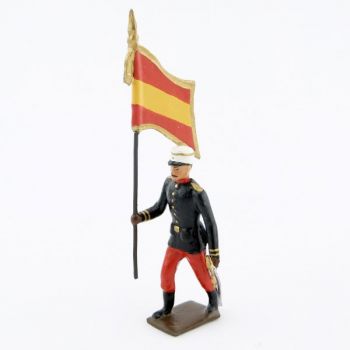 drapeau du r&eacute;giment espagnol 1880