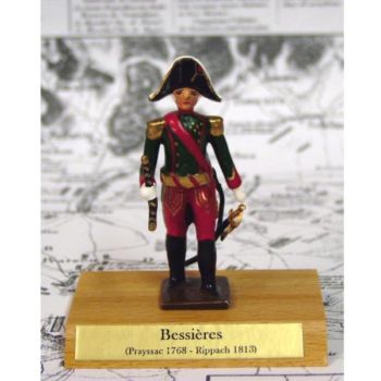 maréchal Bessieres sur socle bois