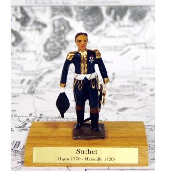 mar&eacute;chal Suchet sur socle bois