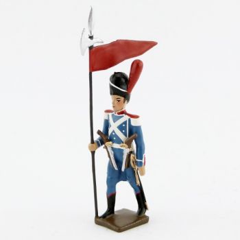 2&egrave;me porte-aigle (rouge) de la division Oudinot