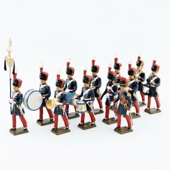 ens. de 12 figurines "musique des Grenadiers à pied de la Garde Impériale (1860-1870)"