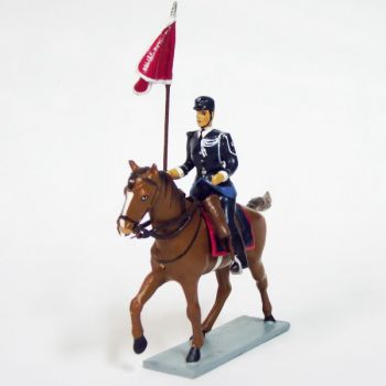 Porte-fanion de l'Unit&eacute; Equestre (Police mont&eacute;e)