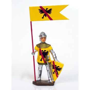 Bertrand Du Guesclin (1320-1380) avec &eacute;tendard